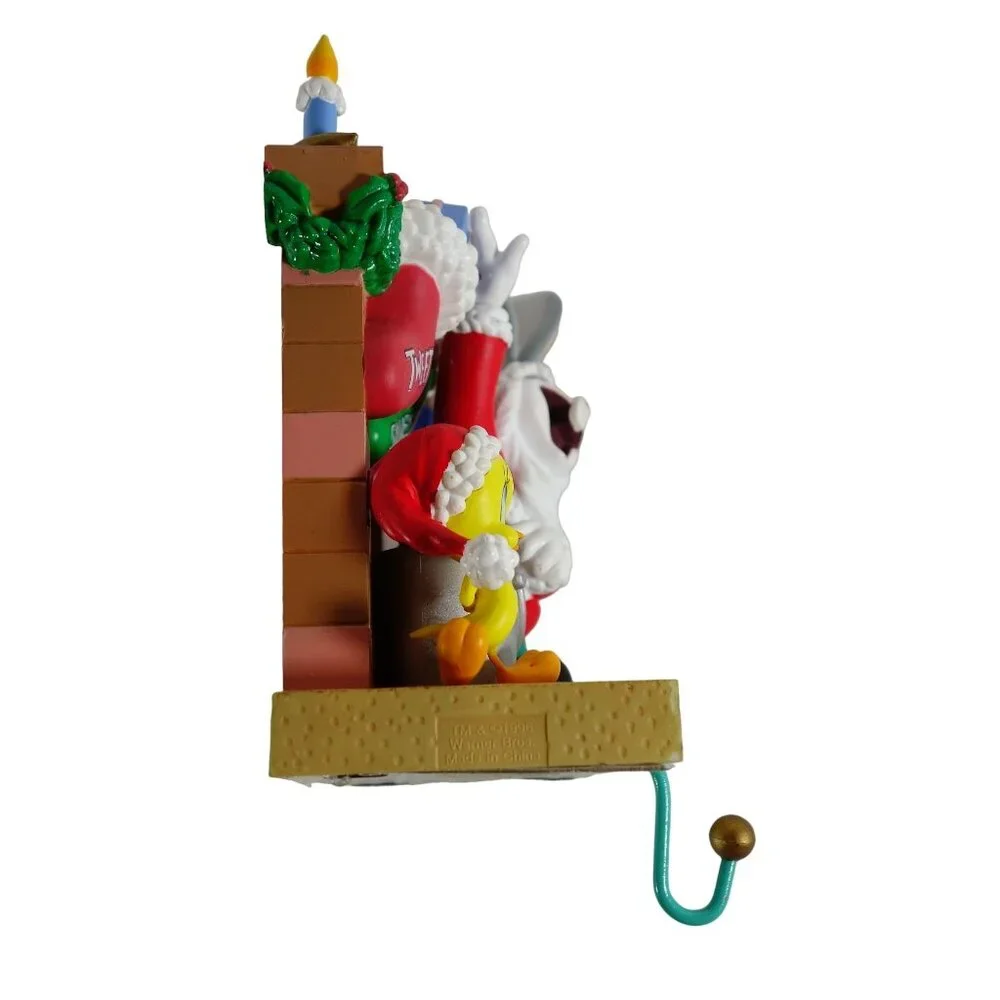 Vintage‎ 1996 Matrix Looney Tunes Bugs Bunny Christmas Holiday Stocking Hanger